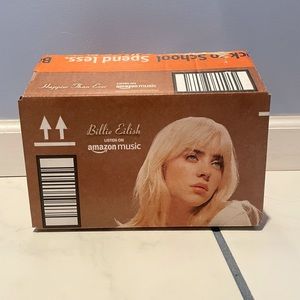 1 Left Billie Eilish “Happier Than Ever” Amazon Box
